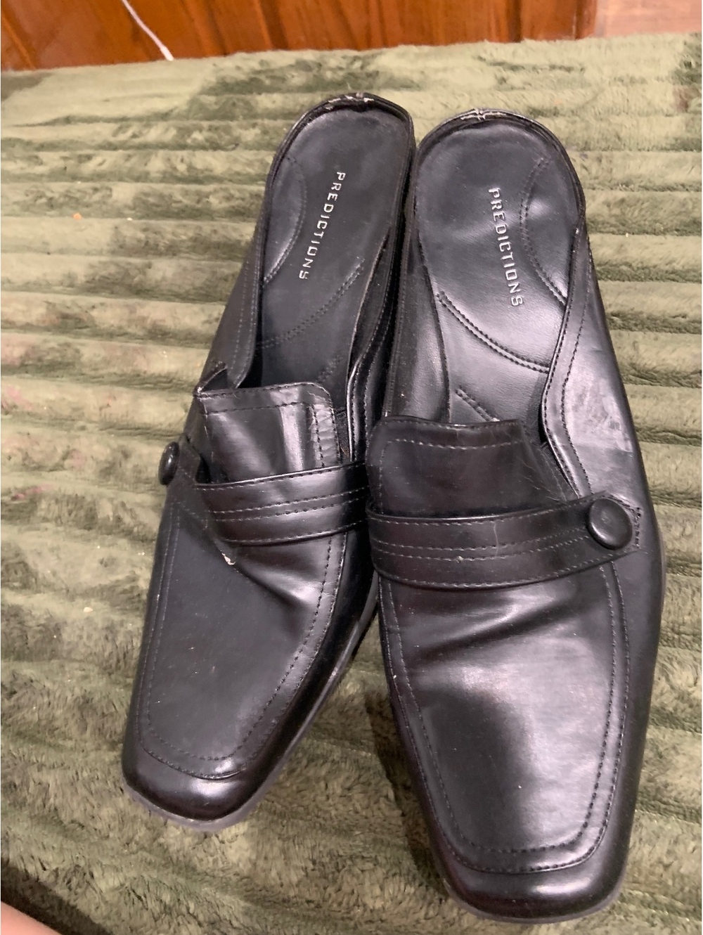 Predictions black mule heels